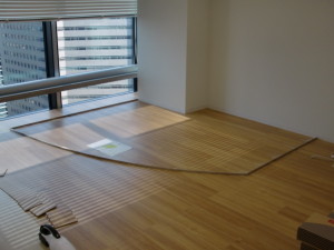 東京サンケイビル15階社員ルーム内装工事